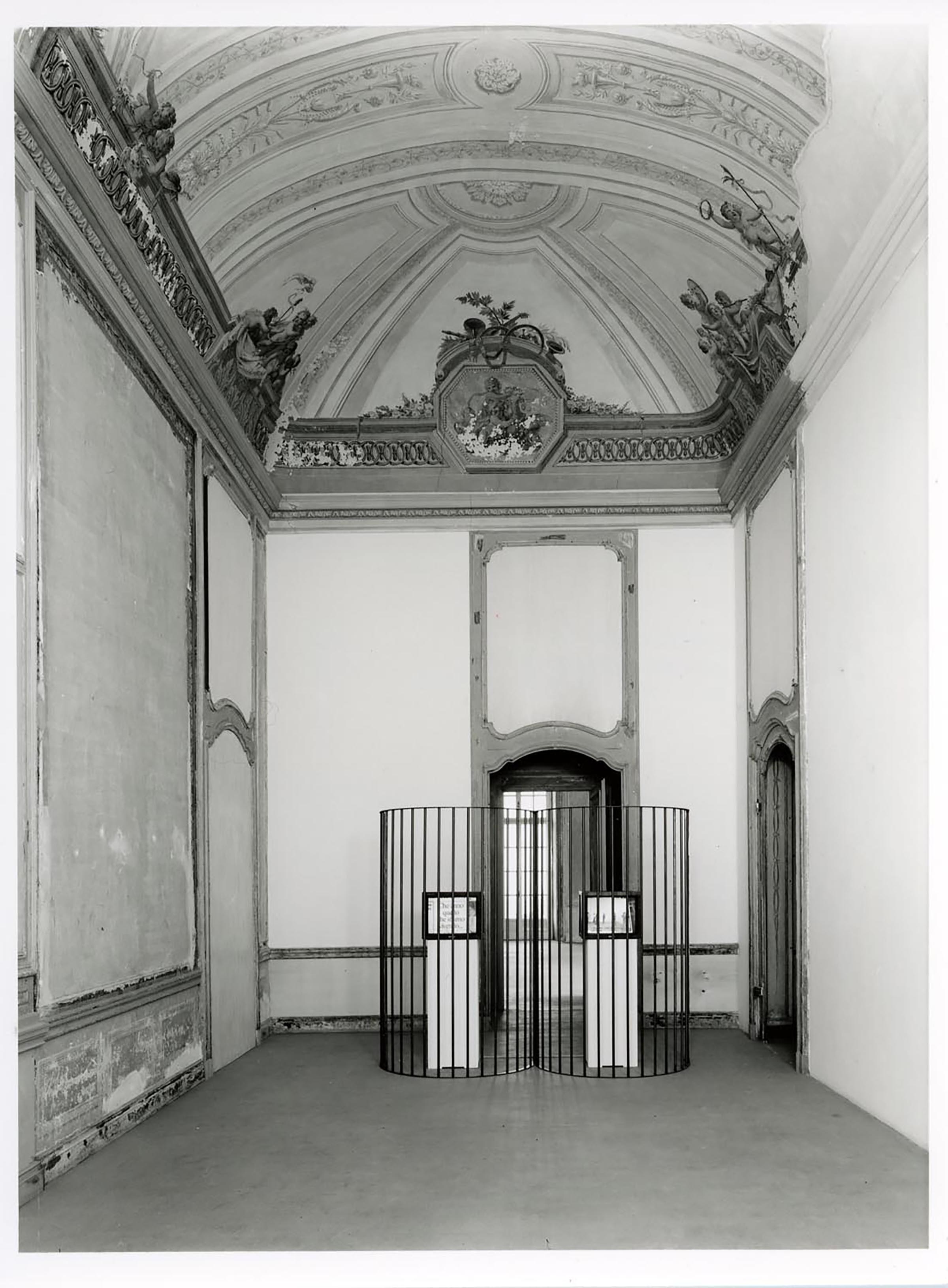 Michelangelo Pistoletto, Distanza (Gabbie siamesi, 1989), 1991